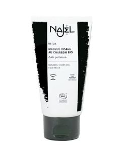 Masque visage au charbon végétal bio, 75 ml